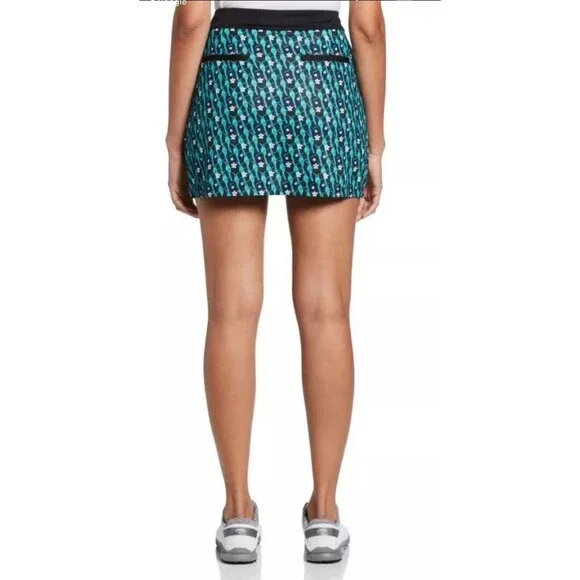 Callaway 16" Hummingbird Print Wrap Golf Skort Size: Medium NWT Women's GR - Picture 2 of 12